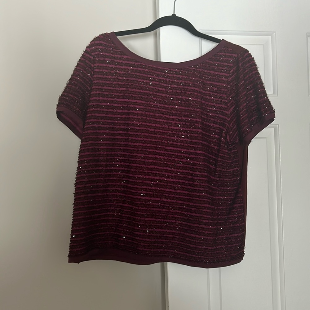 Purple Loft blouse